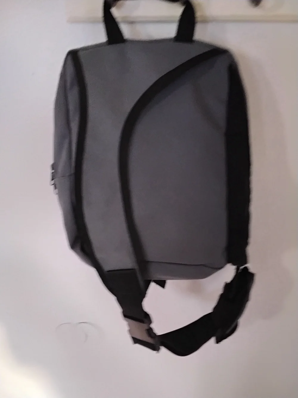 EuroSport Gray Canvas Urban Sling Crossbody Backpack Daypack